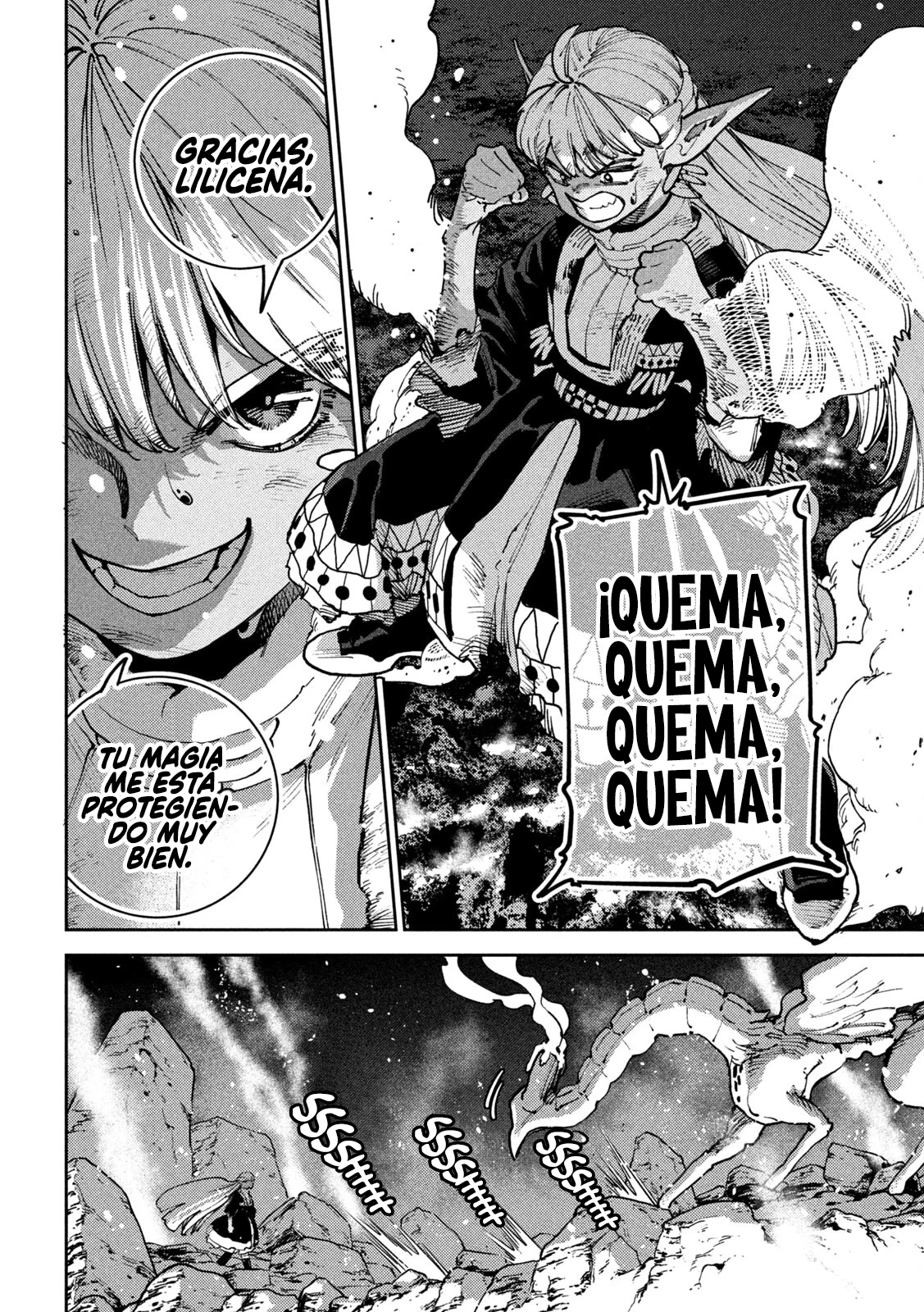 El viaje de una elfa oscura con poderes menguantes Capitulo 7 página 8