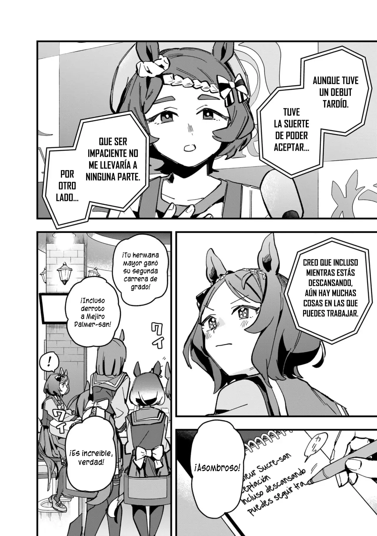 Uma Musume Pretty Derby: Star Blossom Capitulo 10: Clase Maiden página 6
