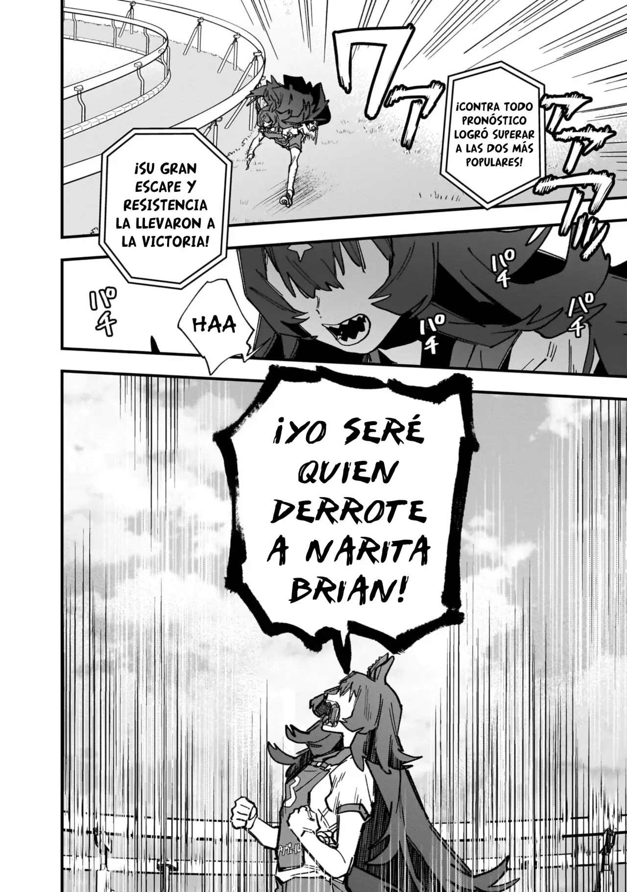 Uma Musume Pretty Derby: Star Blossom Capitulo 21: El Derecho a Enfrentar a Narita Brian página 16