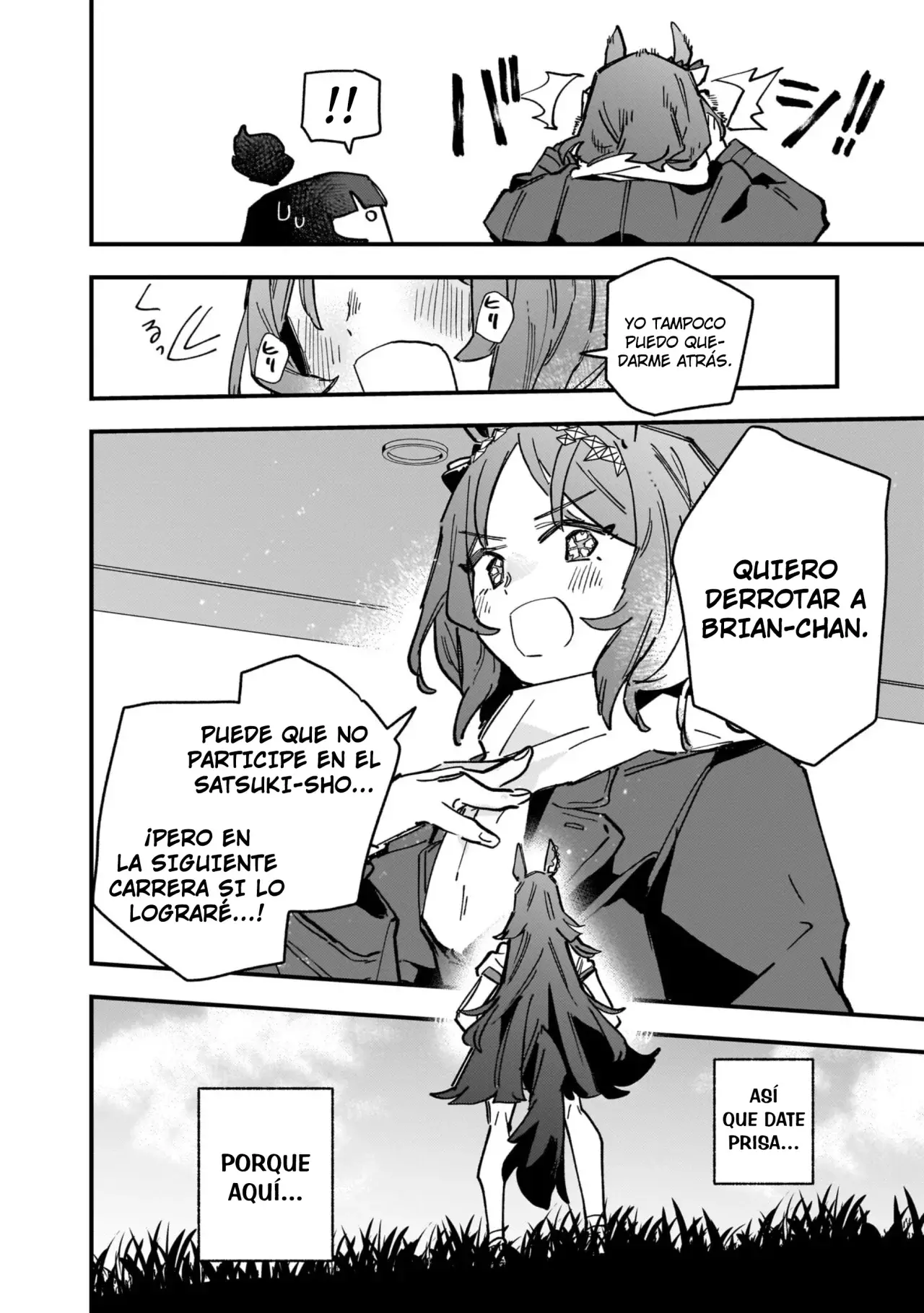 Uma Musume Pretty Derby: Star Blossom Capitulo 21: El Derecho a Enfrentar a Narita Brian página 18