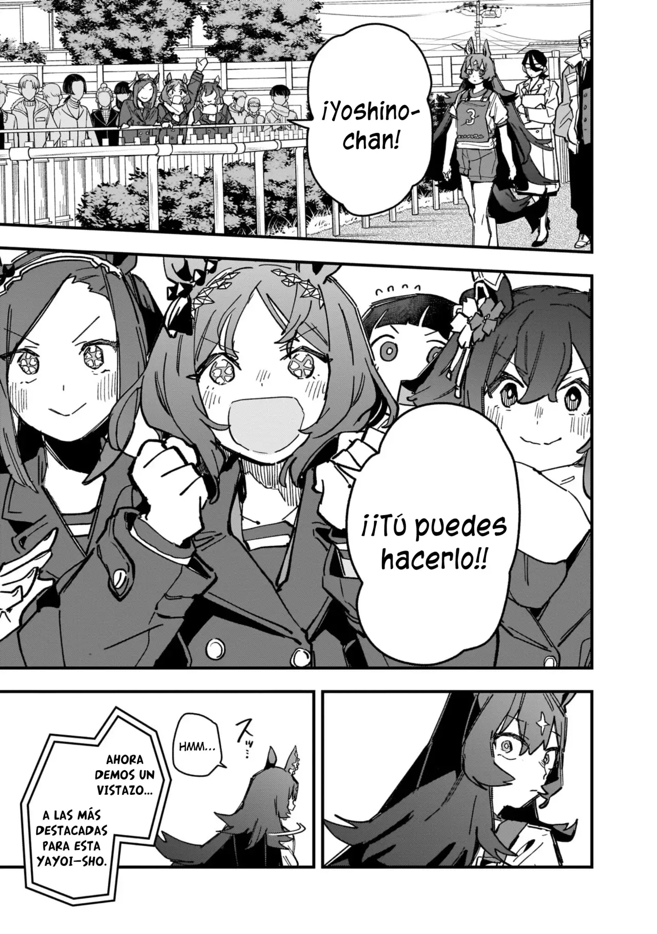 Uma Musume Pretty Derby: Star Blossom Capitulo 21: El Derecho a Enfrentar a Narita Brian página 3
