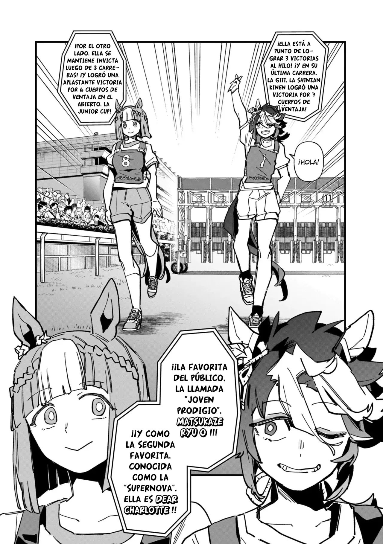 Uma Musume Pretty Derby: Star Blossom Capitulo 21: El Derecho a Enfrentar a Narita Brian página 5