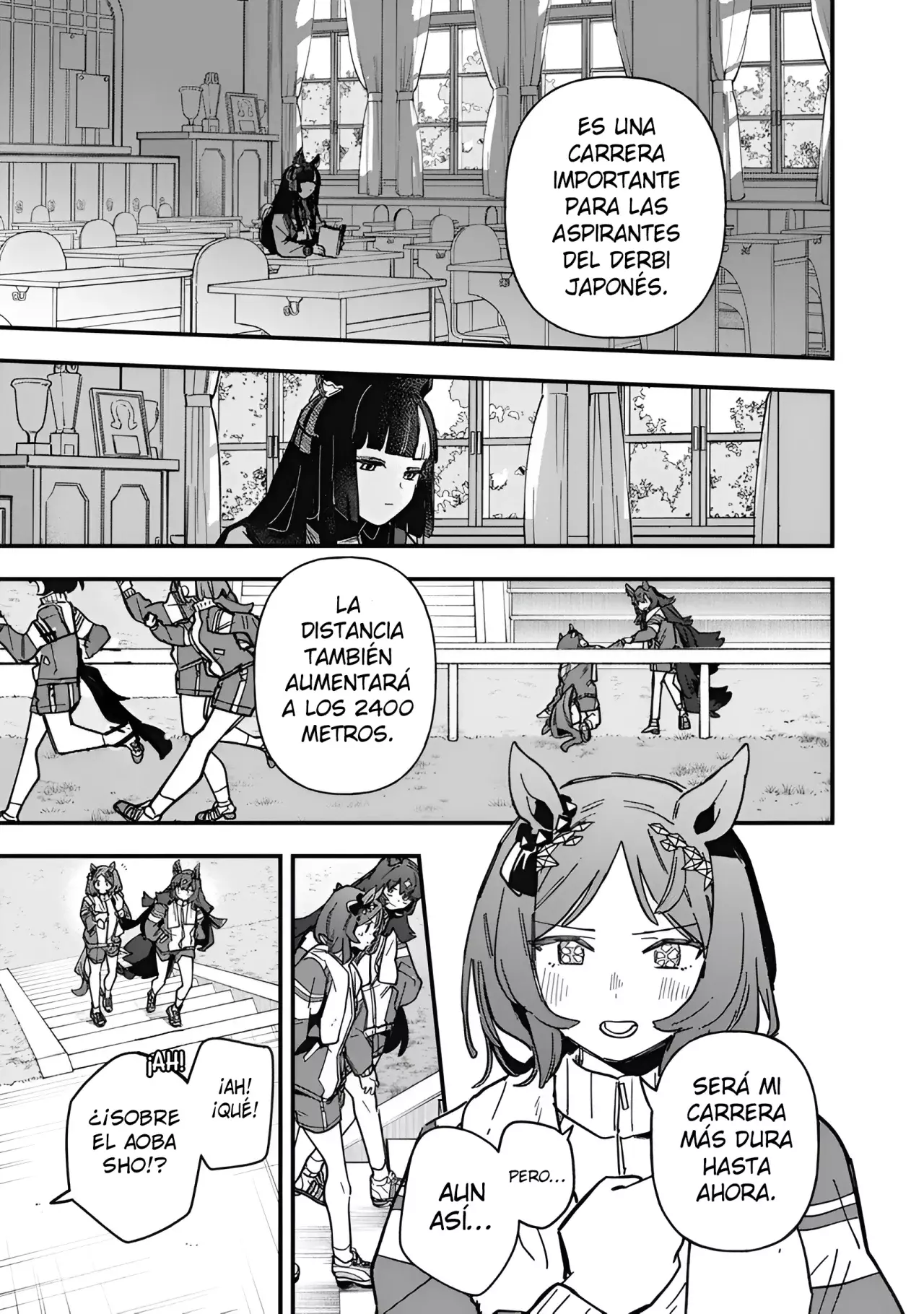 Uma Musume Pretty Derby: Star Blossom Capitulo 25: El Prestigioso Equipo “Regulus” página 16