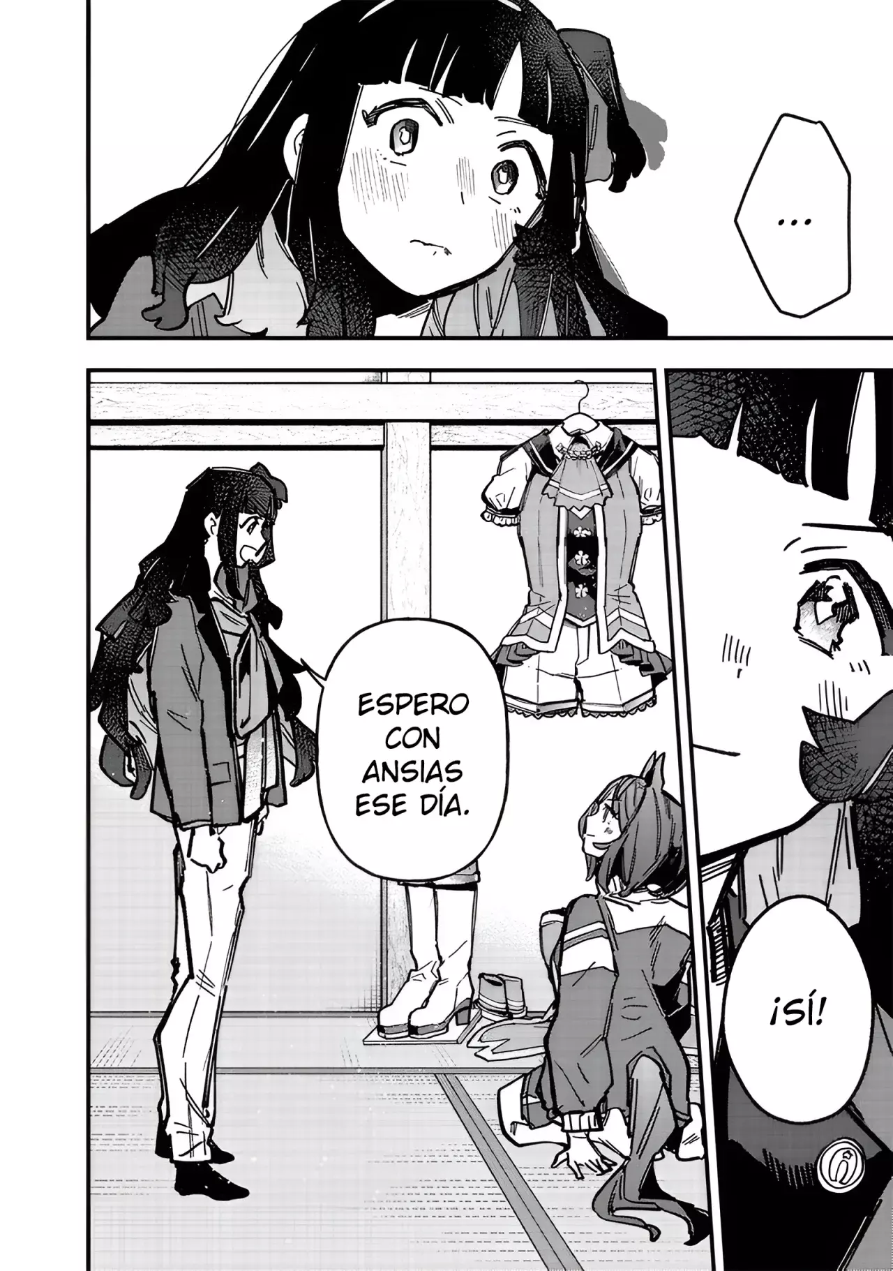 Uma Musume Pretty Derby: Star Blossom Capitulo 30: “Atuendo de Carreras” página 16