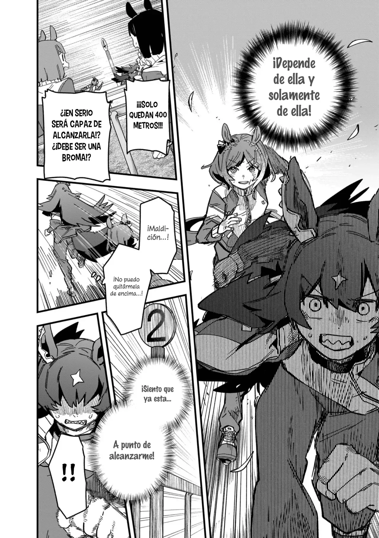 Uma Musume Pretty Derby: Star Blossom Capitulo 4: Tres Furlongs página 17