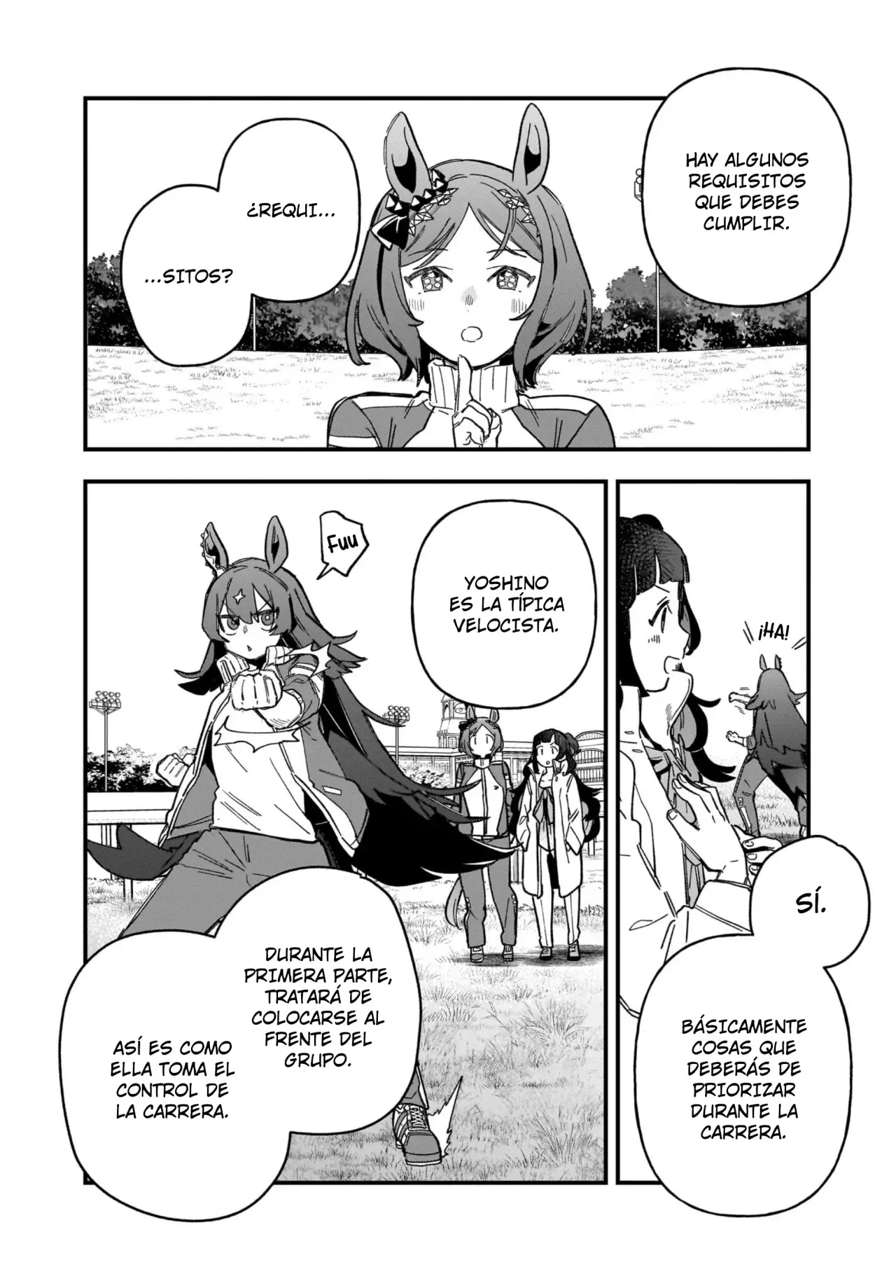 Uma Musume Pretty Derby: Star Blossom Capitulo 4: Tres Furlongs página 4