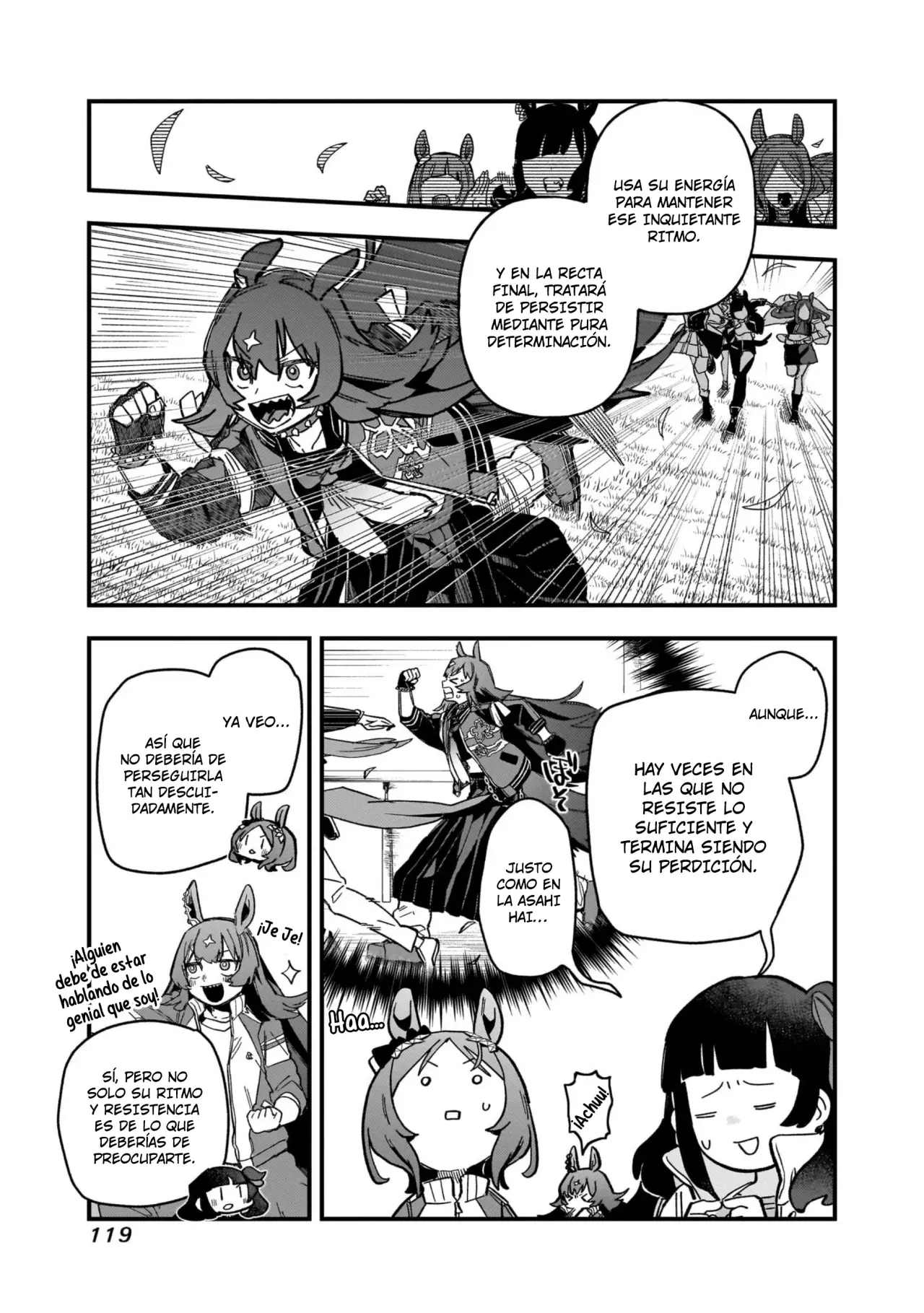 Uma Musume Pretty Derby: Star Blossom Capitulo 4: Tres Furlongs página 5