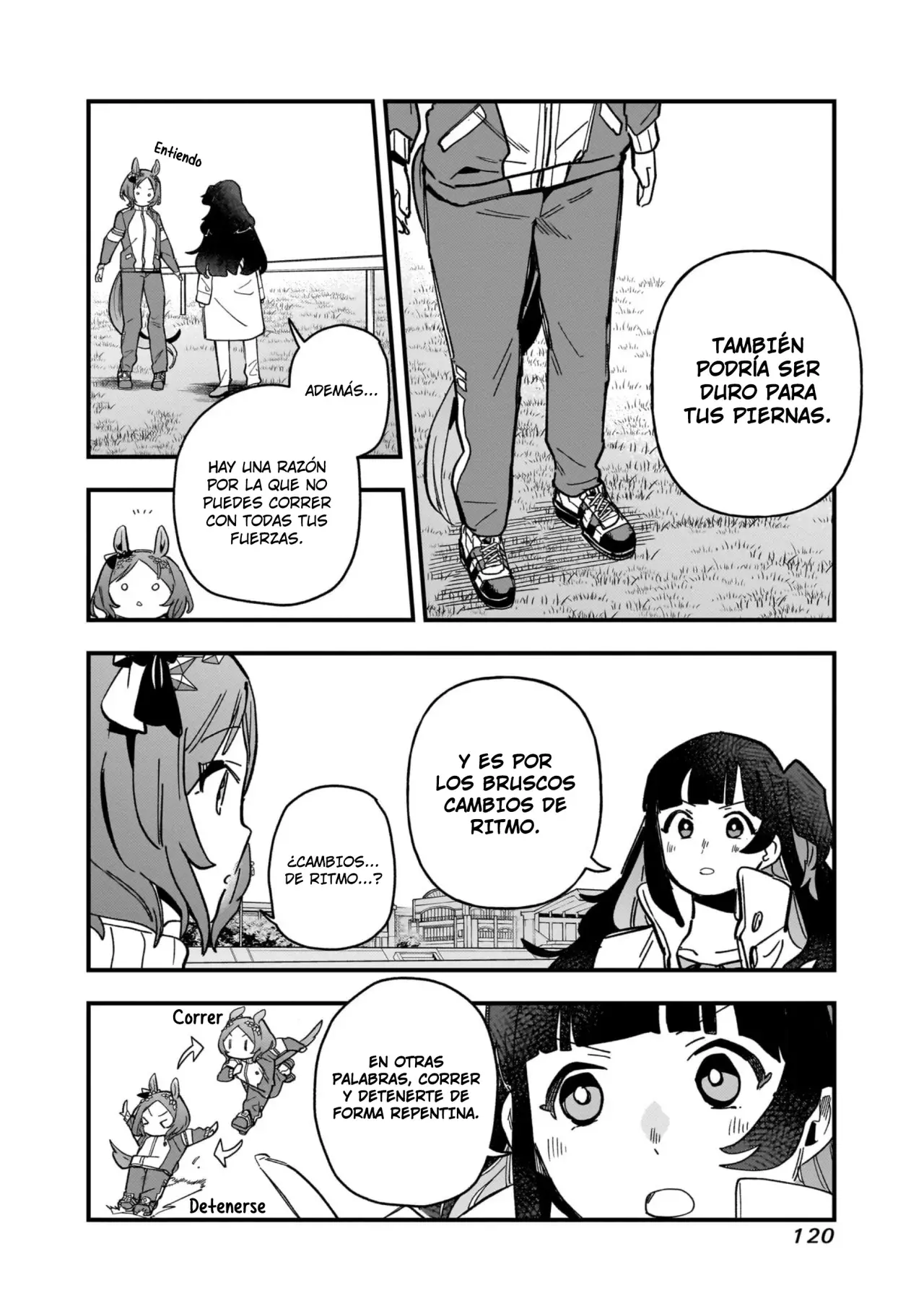 Uma Musume Pretty Derby: Star Blossom Capitulo 4: Tres Furlongs página 6
