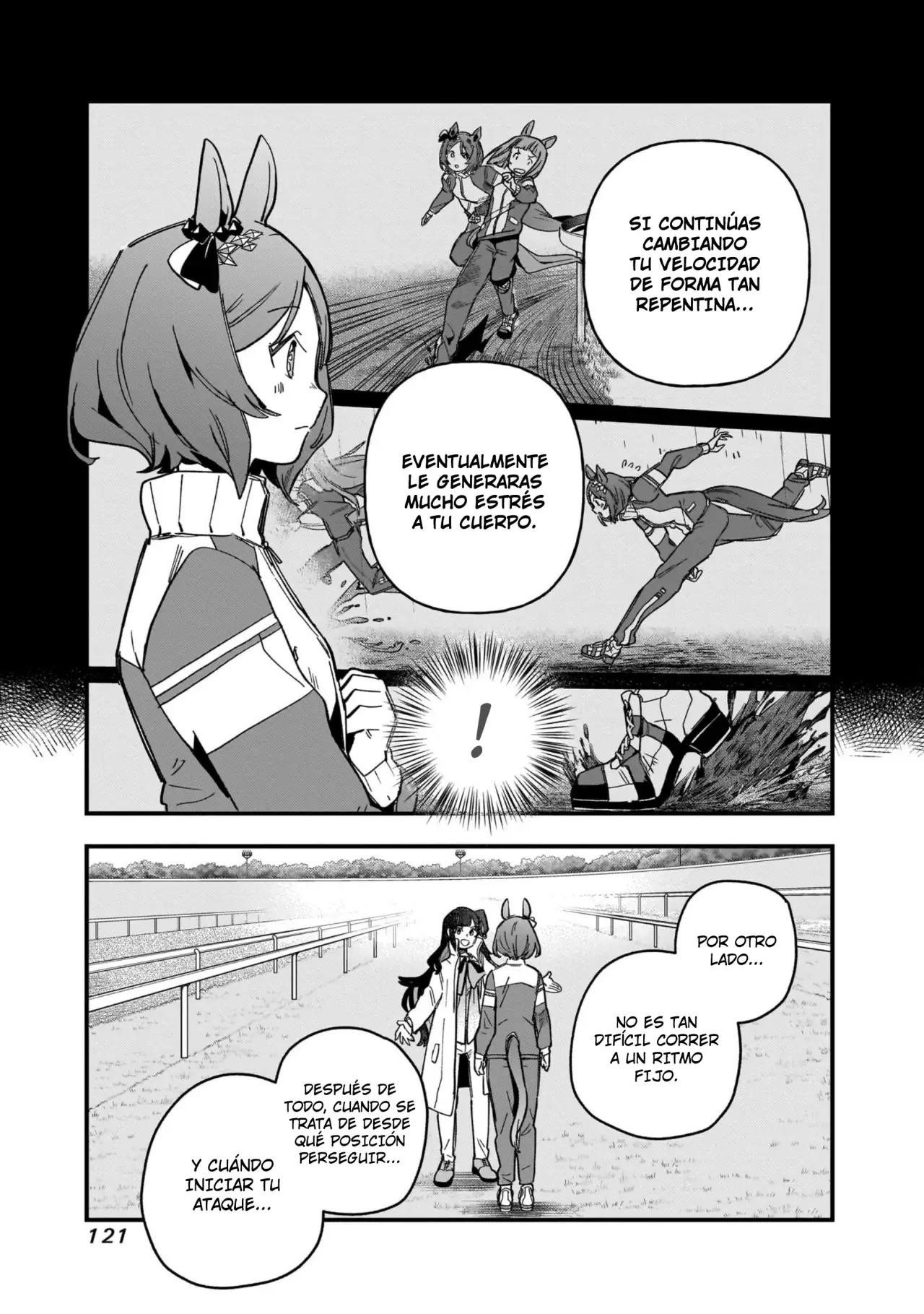 Uma Musume Pretty Derby: Star Blossom Capitulo 4: Tres Furlongs página 7