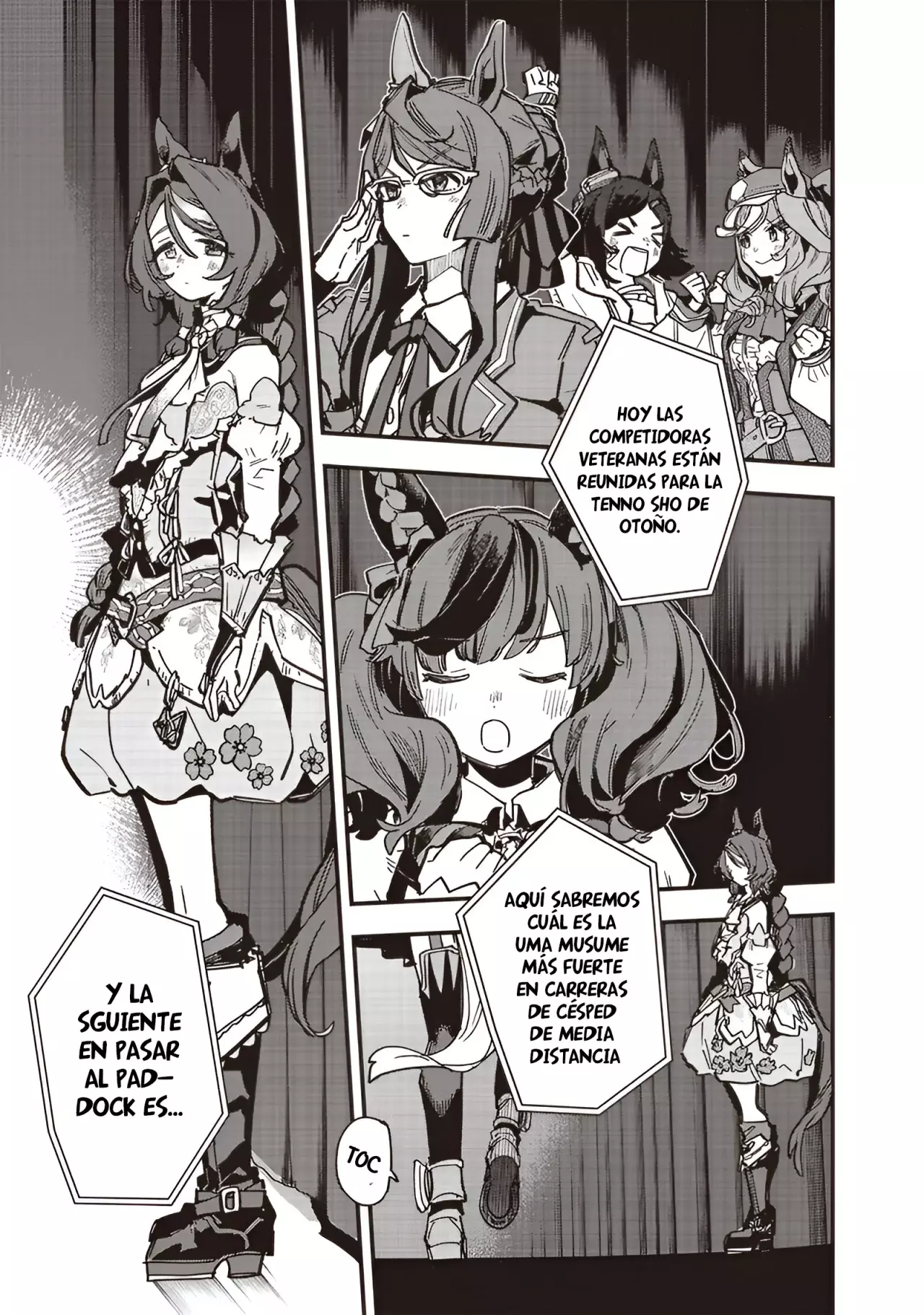 Uma Musume Pretty Derby: Star Blossom Capitulo 41: La Uma musume con el potencial de ser la más fuerte página 17