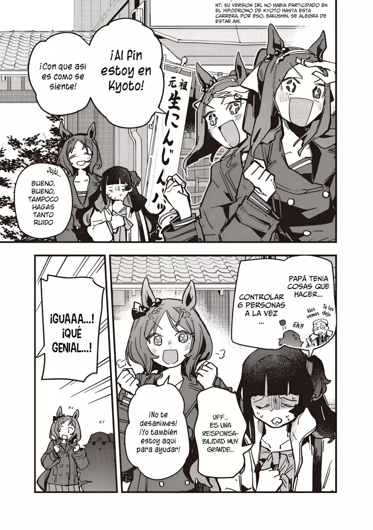 Uma Musume Pretty Derby: Star Blossom Capitulo 48: Viaje a Kyoto página 9