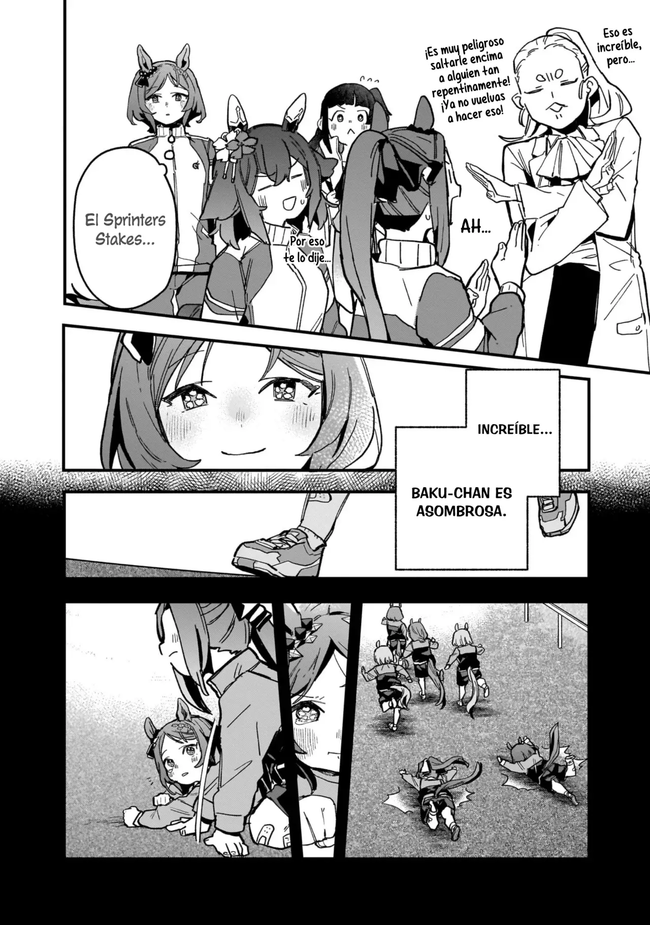 Uma Musume Pretty Derby: Star Blossom Capitulo 6: Banquete de la Victoria página 6