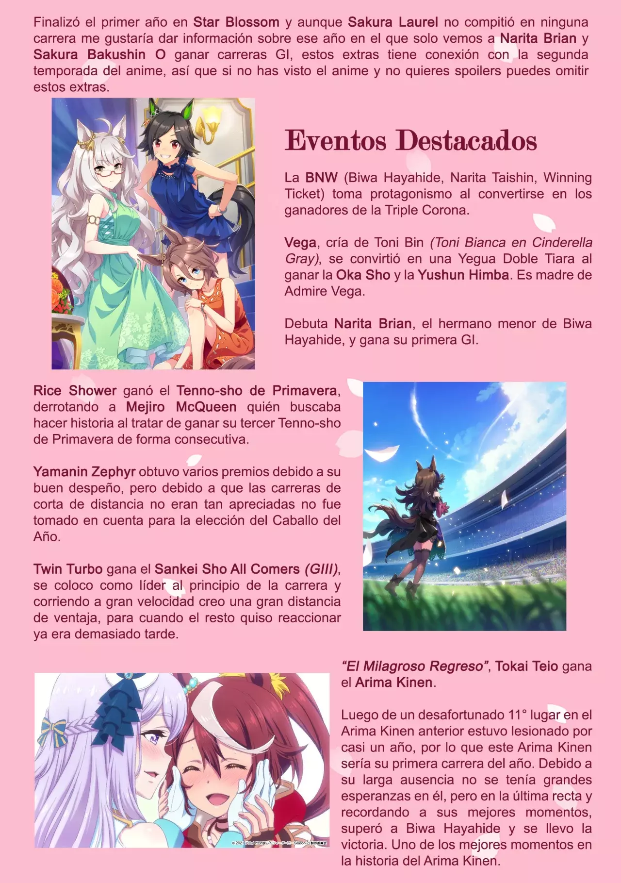 Uma Musume Pretty Derby: Star Blossom Capitulo 7: Haz tu Debut página 22