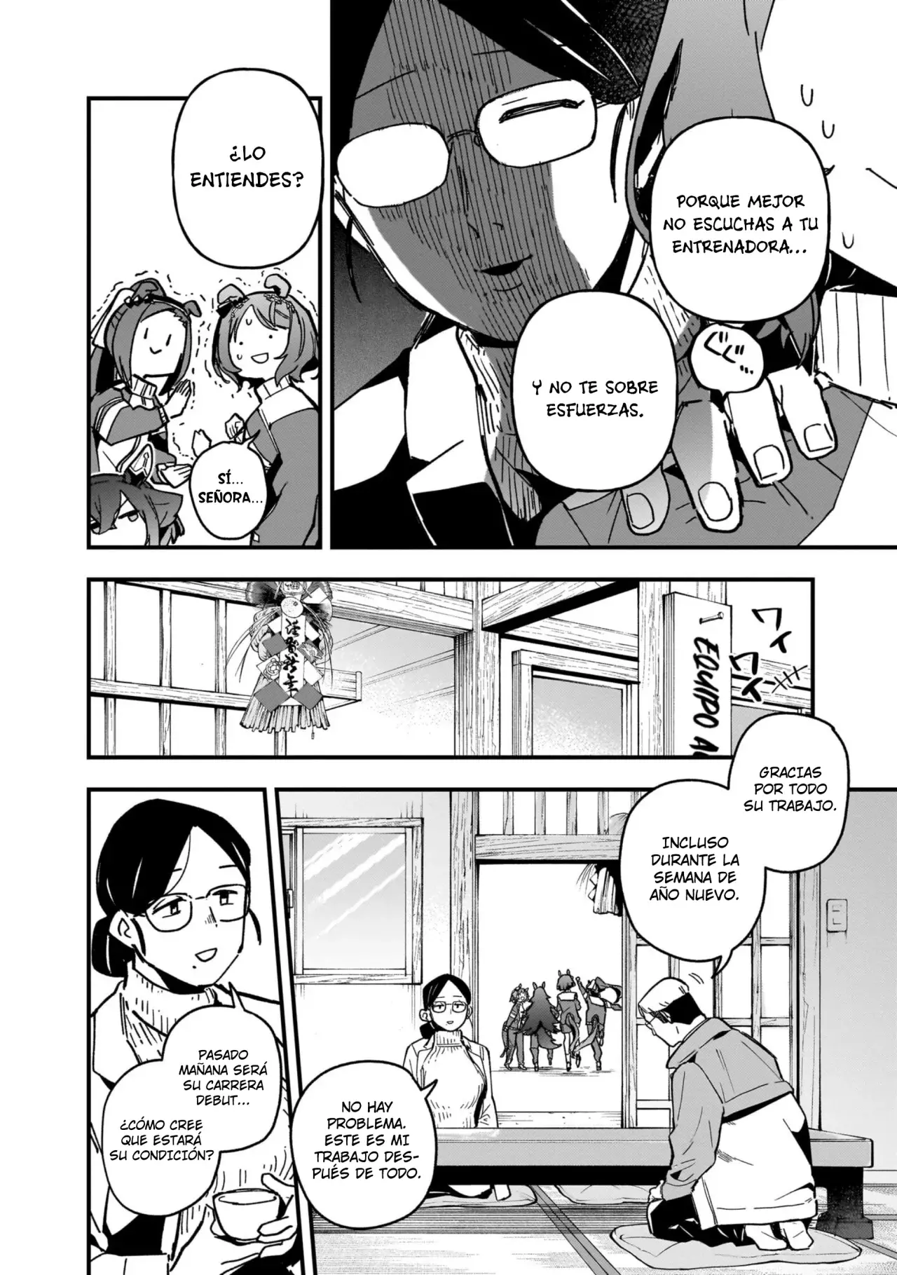 Uma Musume Pretty Derby: Star Blossom Capitulo 7: Haz tu Debut página 4