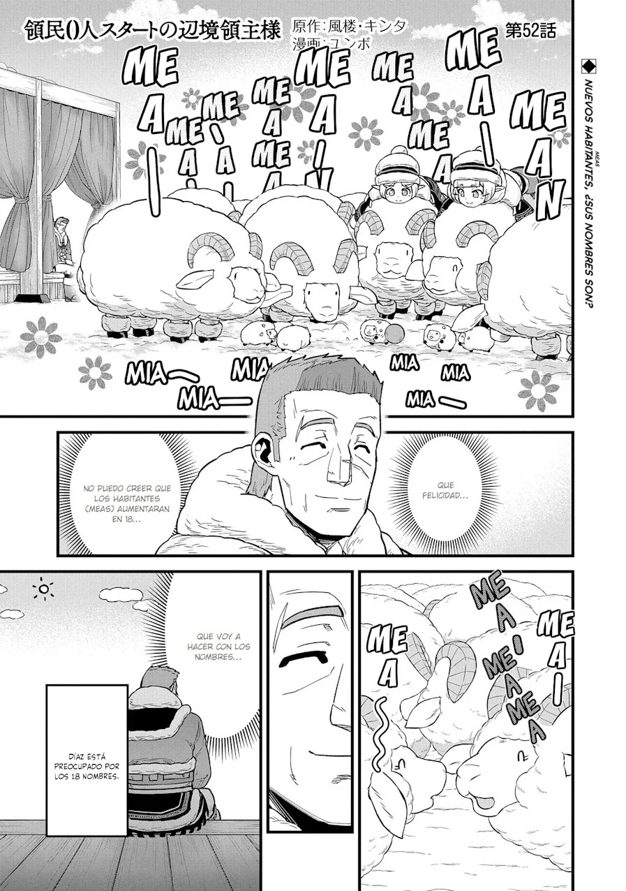 Ryoumin 0-nin Start no Henkyou Ryoushu-sama: Ao no Dias to Soukaku no Otome Capitulo 52 página 3