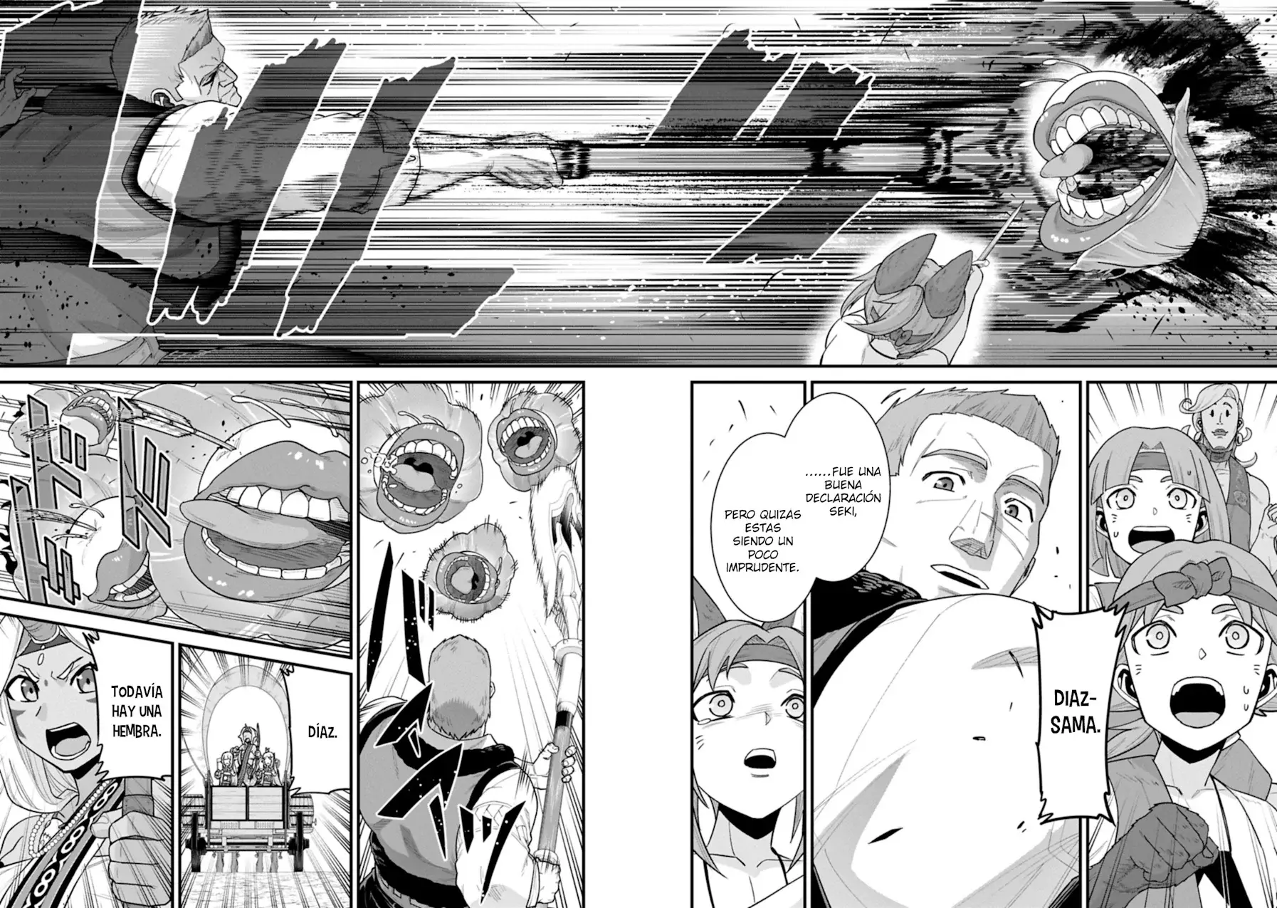 Ryoumin 0-nin Start no Henkyou Ryoushu-sama: Ao no Dias to Soukaku no Otome Capitulo 63 página 28