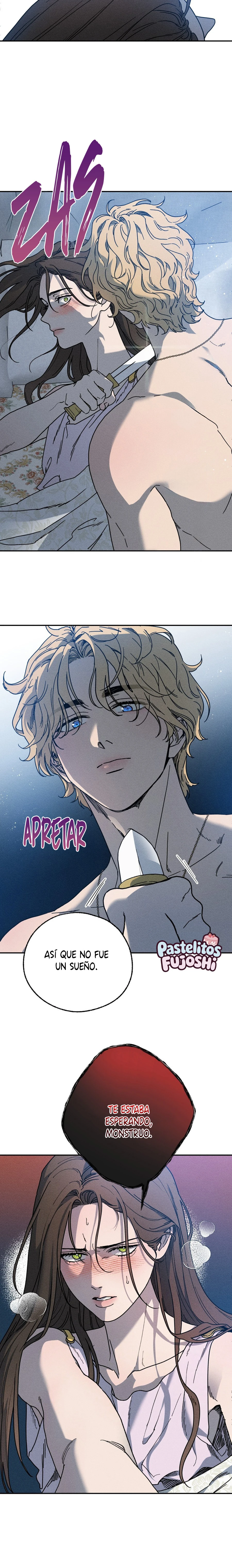 El amor llega en una noche iluminada por la luna. Capitulo 16 página 10