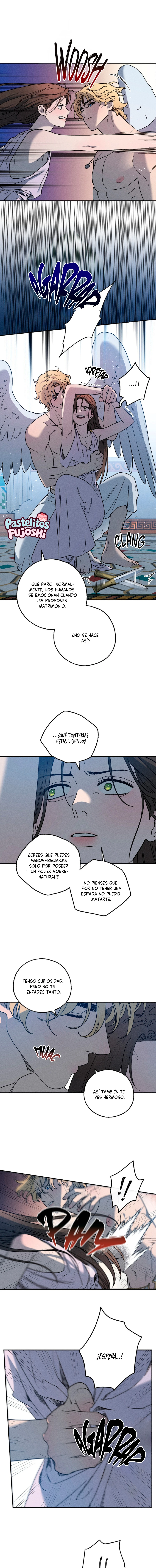 El amor llega en una noche iluminada por la luna. Capitulo 17 página 3