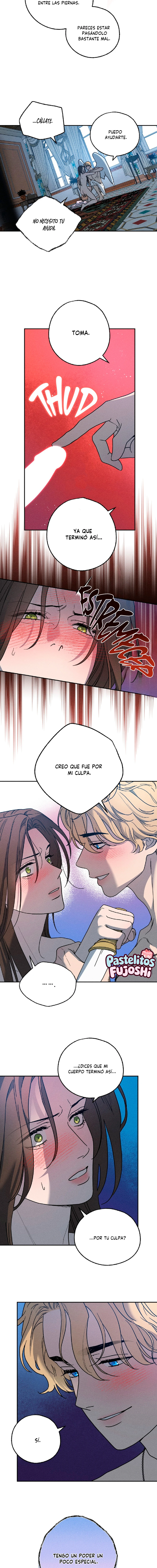 El amor llega en una noche iluminada por la luna. Capitulo 17 página 5