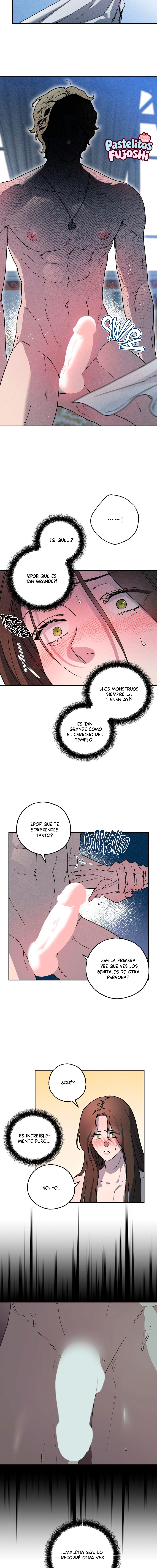 El amor llega en una noche iluminada por la luna. Capitulo 19 página 7