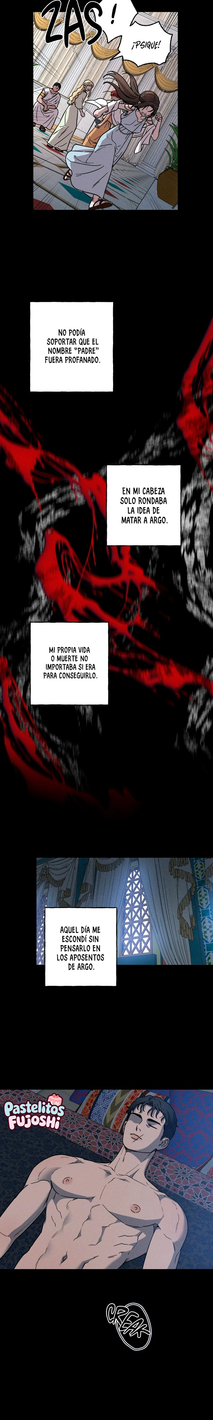 El amor llega en una noche iluminada por la luna. Capitulo 22 página 12