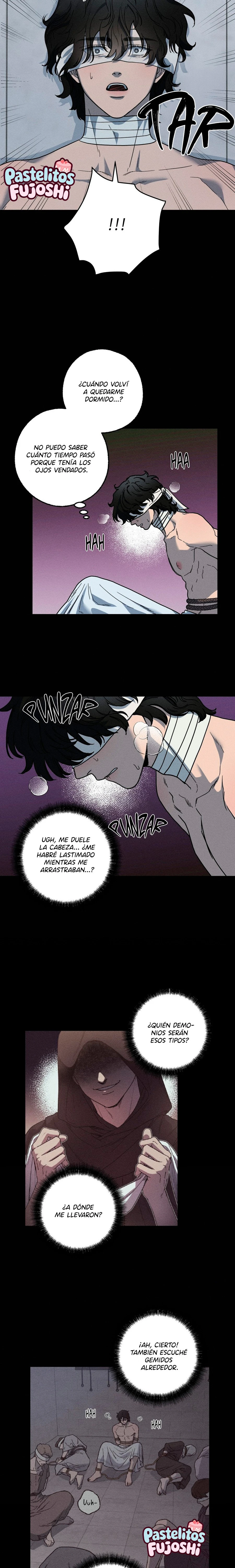 El amor llega en una noche iluminada por la luna. Capitulo 23 página 5