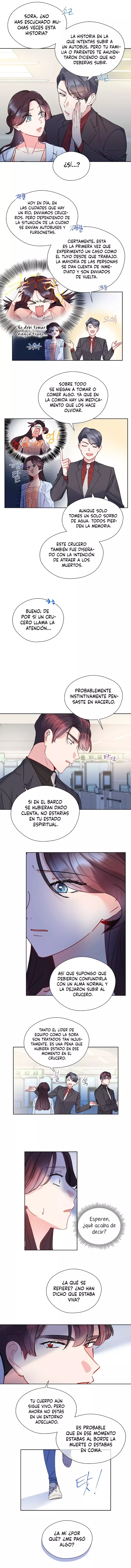Bienvenida, ¿Es tú primera vez en el más allá? Capitulo 4 página 6