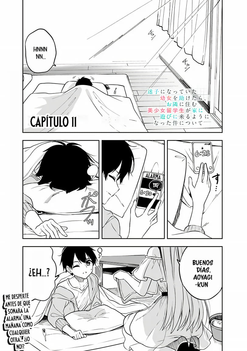 Maigo ni Natteita Youjo wo Tasuketara, Otonari ni Sumu Bishoujo Ryuugakusei ga Ie ni Asobi ni Kuru You ni Natta Ken Nitsuite Capitulo 11 página 4