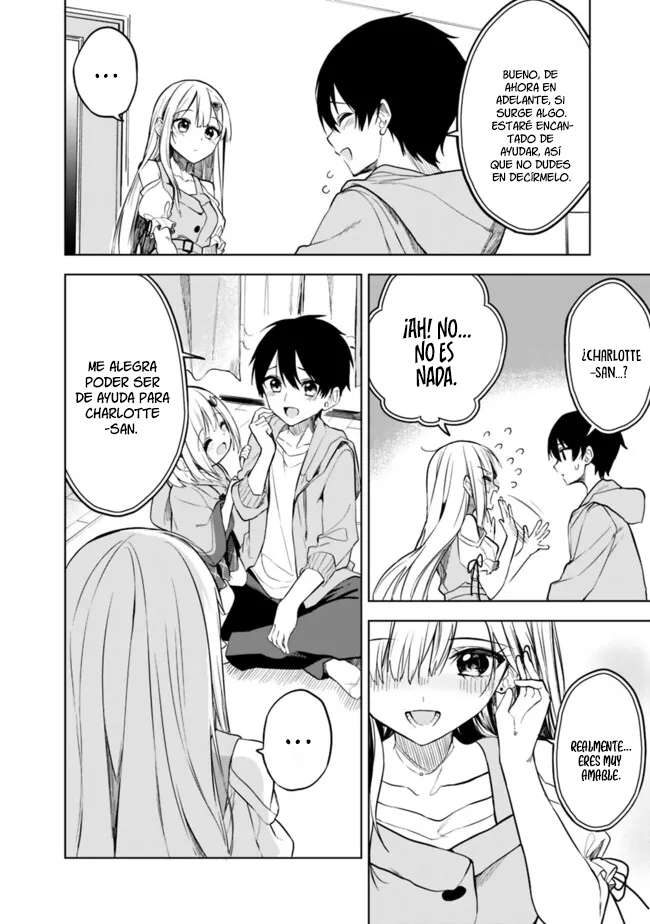 Maigo ni Natteita Youjo wo Tasuketara, Otonari ni Sumu Bishoujo Ryuugakusei ga Ie ni Asobi ni Kuru You ni Natta Ken Nitsuite Capitulo 14 página 22