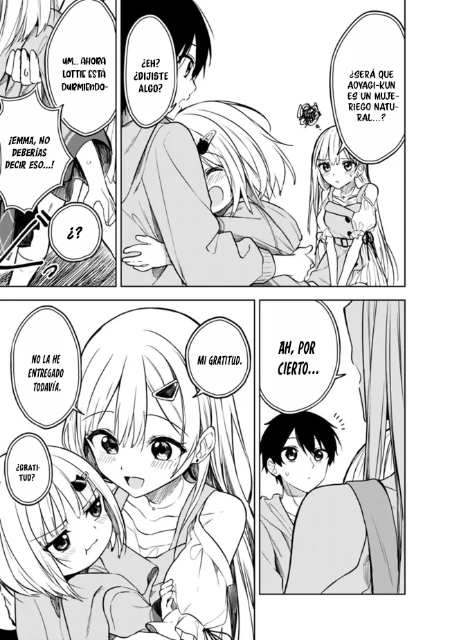 Maigo ni Natteita Youjo wo Tasuketara, Otonari ni Sumu Bishoujo Ryuugakusei ga Ie ni Asobi ni Kuru You ni Natta Ken Nitsuite Capitulo 14 página 23