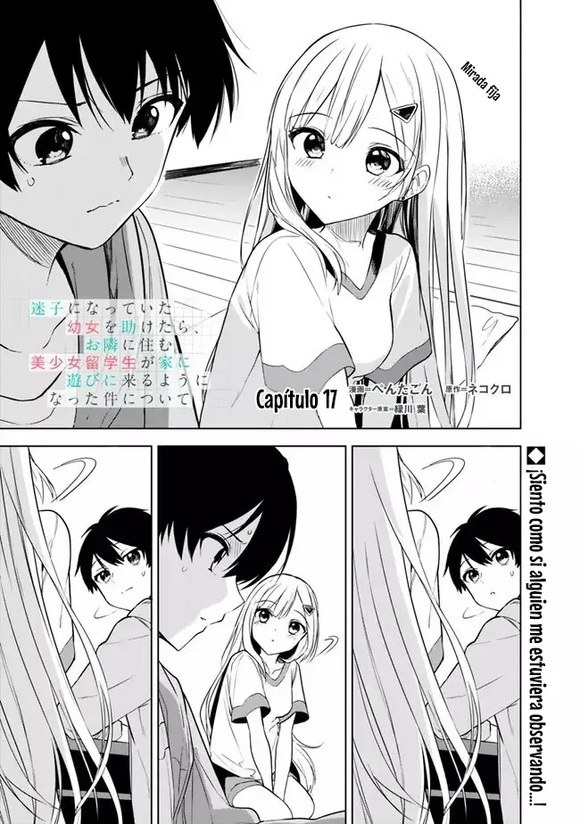 Maigo ni Natteita Youjo wo Tasuketara, Otonari ni Sumu Bishoujo Ryuugakusei ga Ie ni Asobi ni Kuru You ni Natta Ken Nitsuite Capitulo 17 página 4