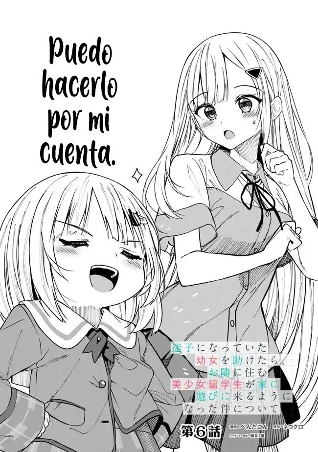 Maigo ni Natteita Youjo wo Tasuketara, Otonari ni Sumu Bishoujo Ryuugakusei ga Ie ni Asobi ni Kuru You ni Natta Ken Nitsuite Capitulo 6 página 2