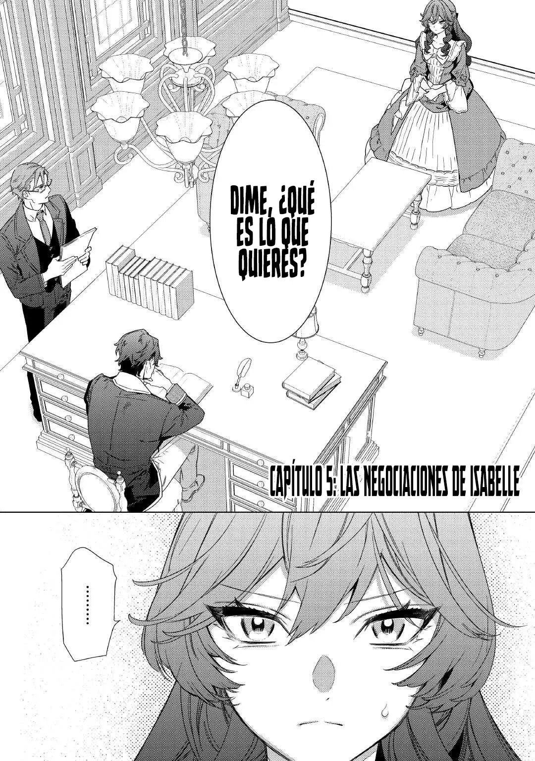 El Conocimiento de mi Madrastra Capitulo 5: Las Negociaciones de Isabelle página 5
