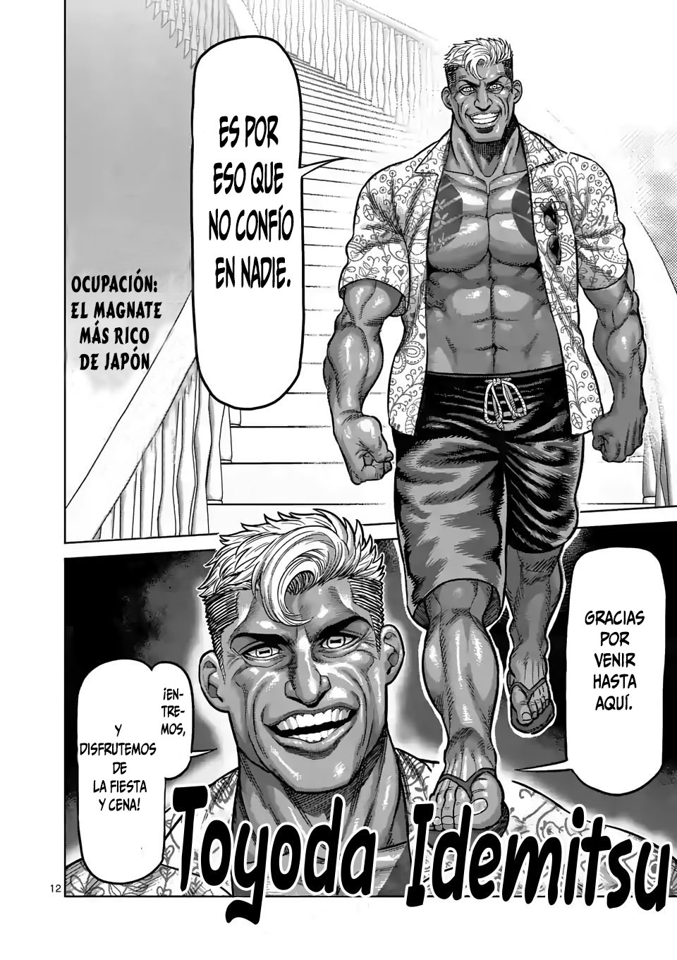 Kengan Omega Capitulo 10: Un hombre llamado Toyoda Idemitsu página 13