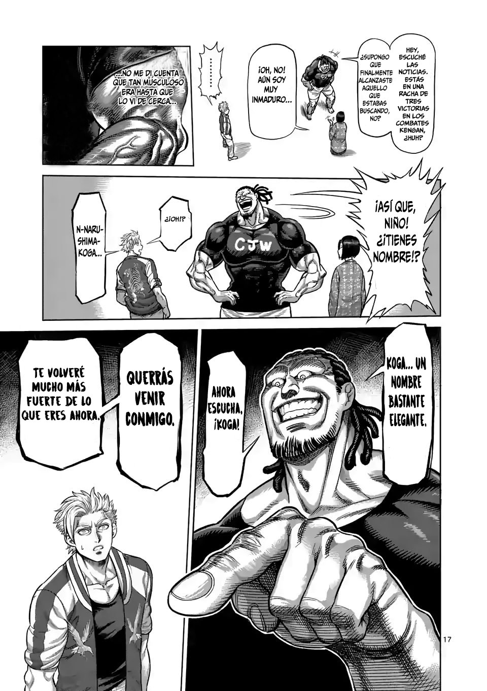 Kengan Omega Capitulo 10: Un hombre llamado Toyoda Idemitsu página 18