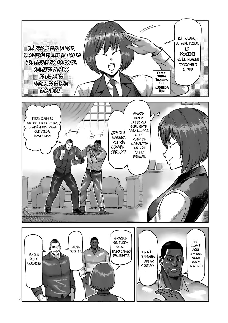 Kengan Omega Capitulo 104: El arma de la parca página 4