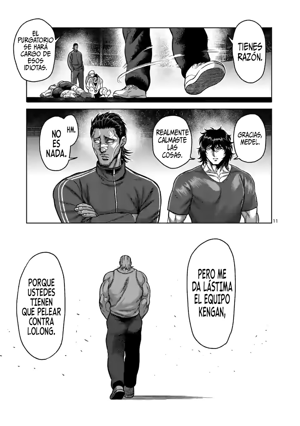 Kengan Omega Capitulo 109: Lolong Donaire página 11