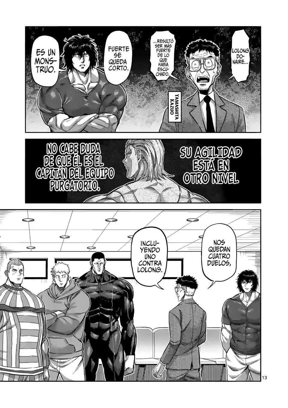 Kengan Omega Capitulo 109: Lolong Donaire página 13