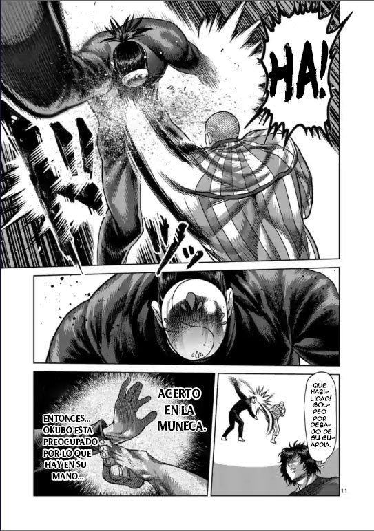 Kengan Omega Capitulo 116: La Leyenda de la Mascara página 12