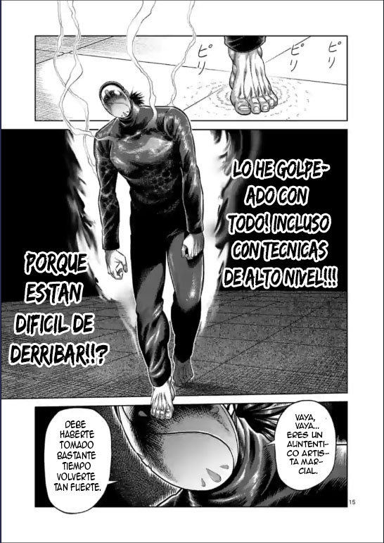 Kengan Omega Capitulo 116: La Leyenda de la Mascara página 16