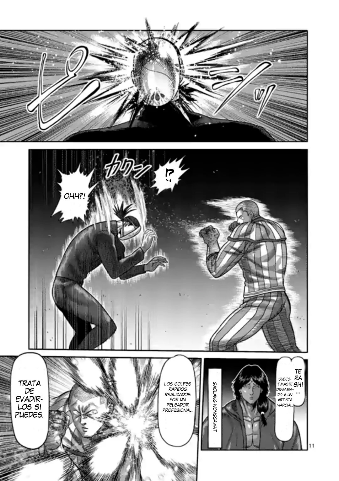 Kengan Omega Capitulo 117: Debajo De La Mascara página 12