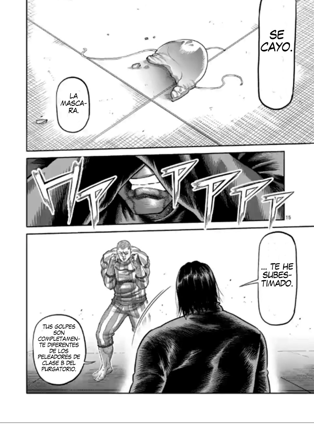 Kengan Omega Capitulo 117: Debajo De La Mascara página 16
