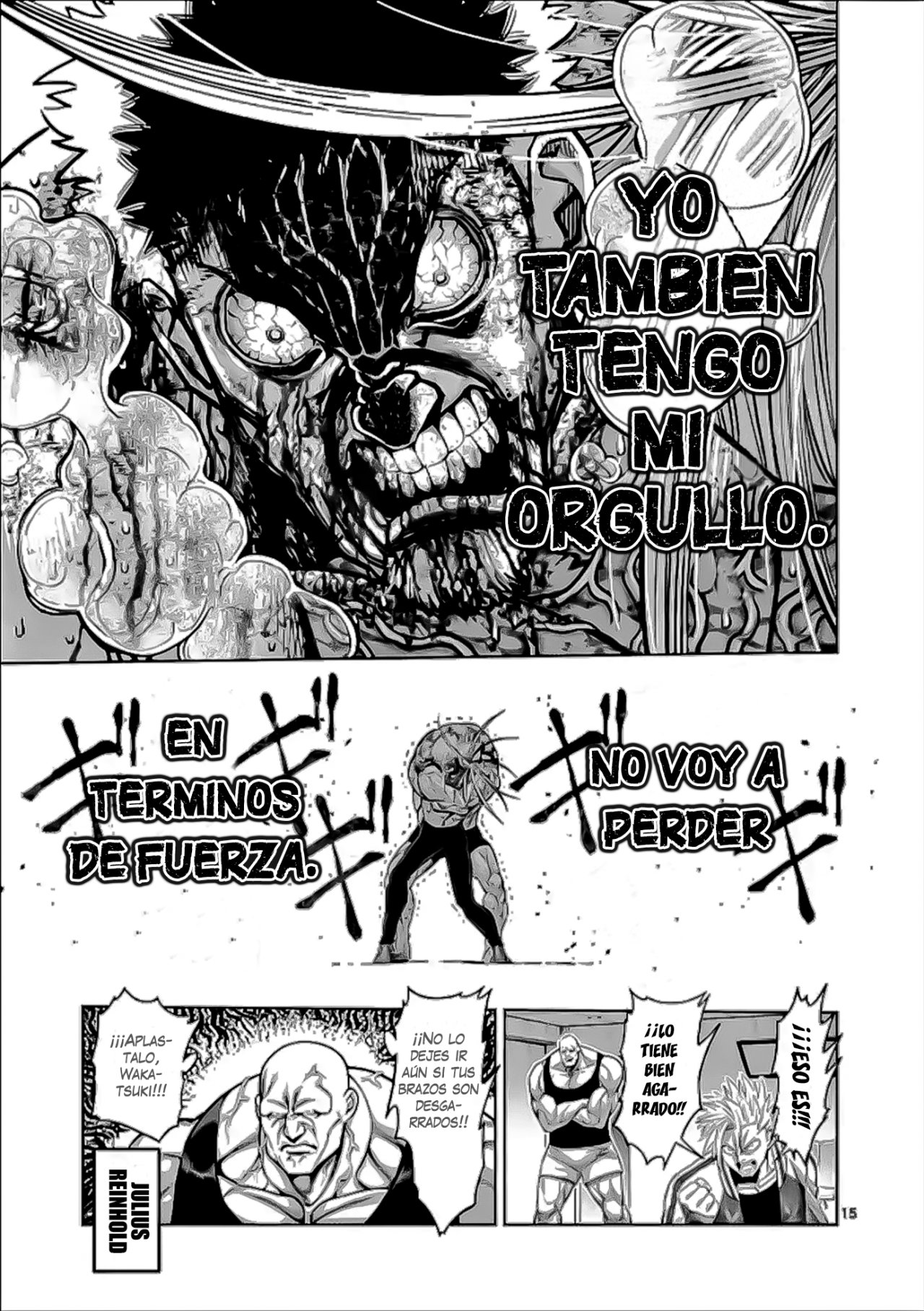 Kengan Omega Capitulo 127: Mi Orgullo página 15