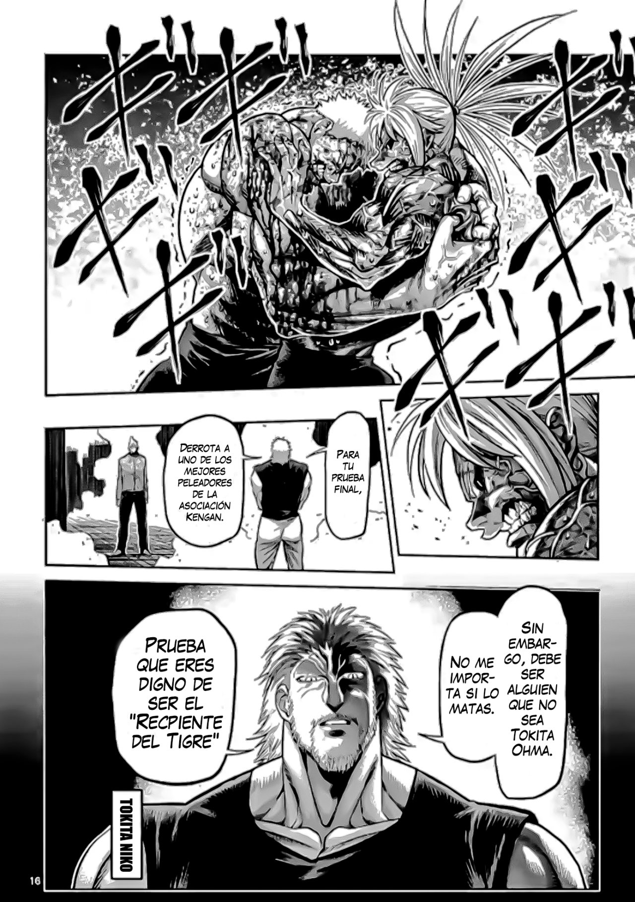 Kengan Omega Capitulo 127: Mi Orgullo página 16