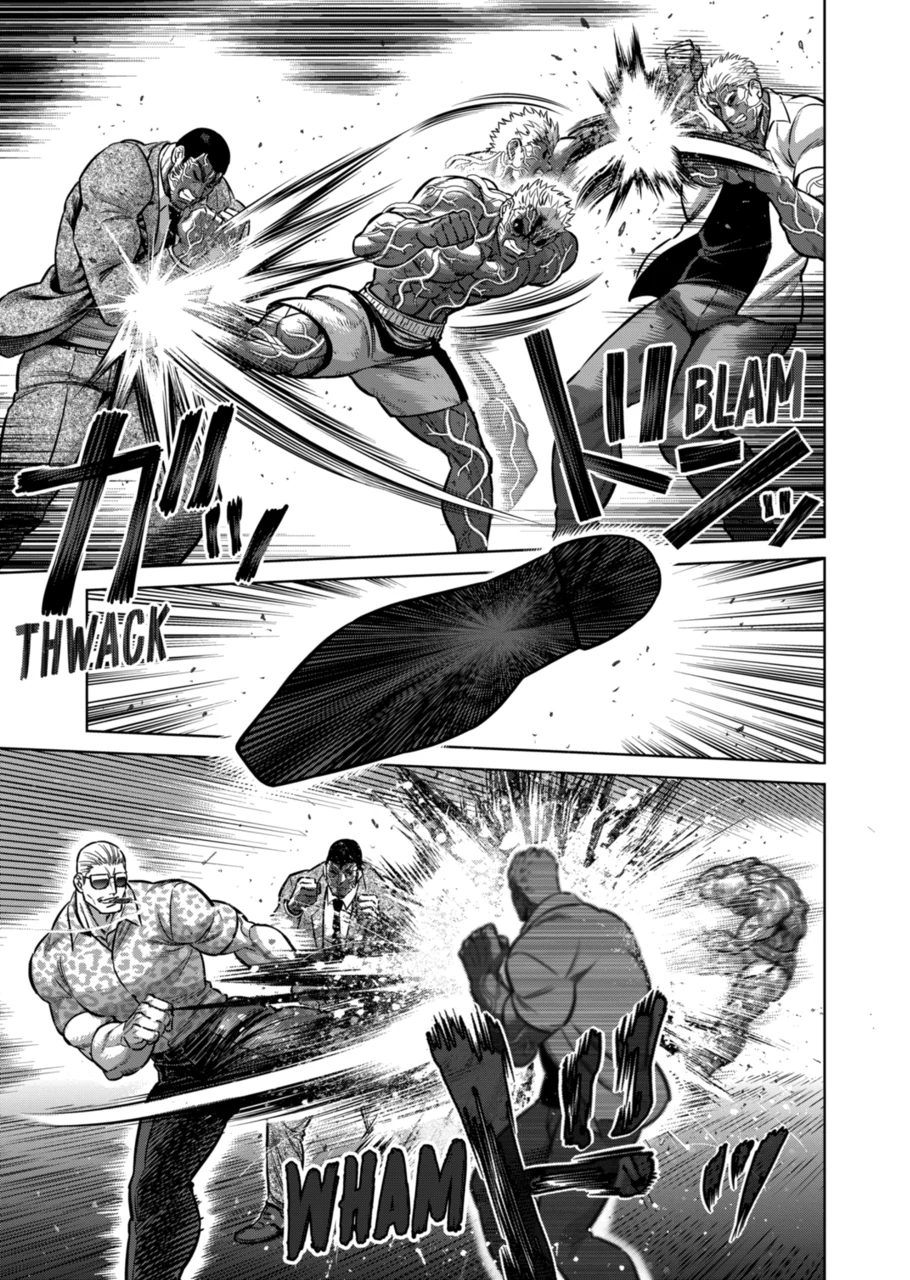 Kengan Omega Capitulo 139: Tres contra uno página 18