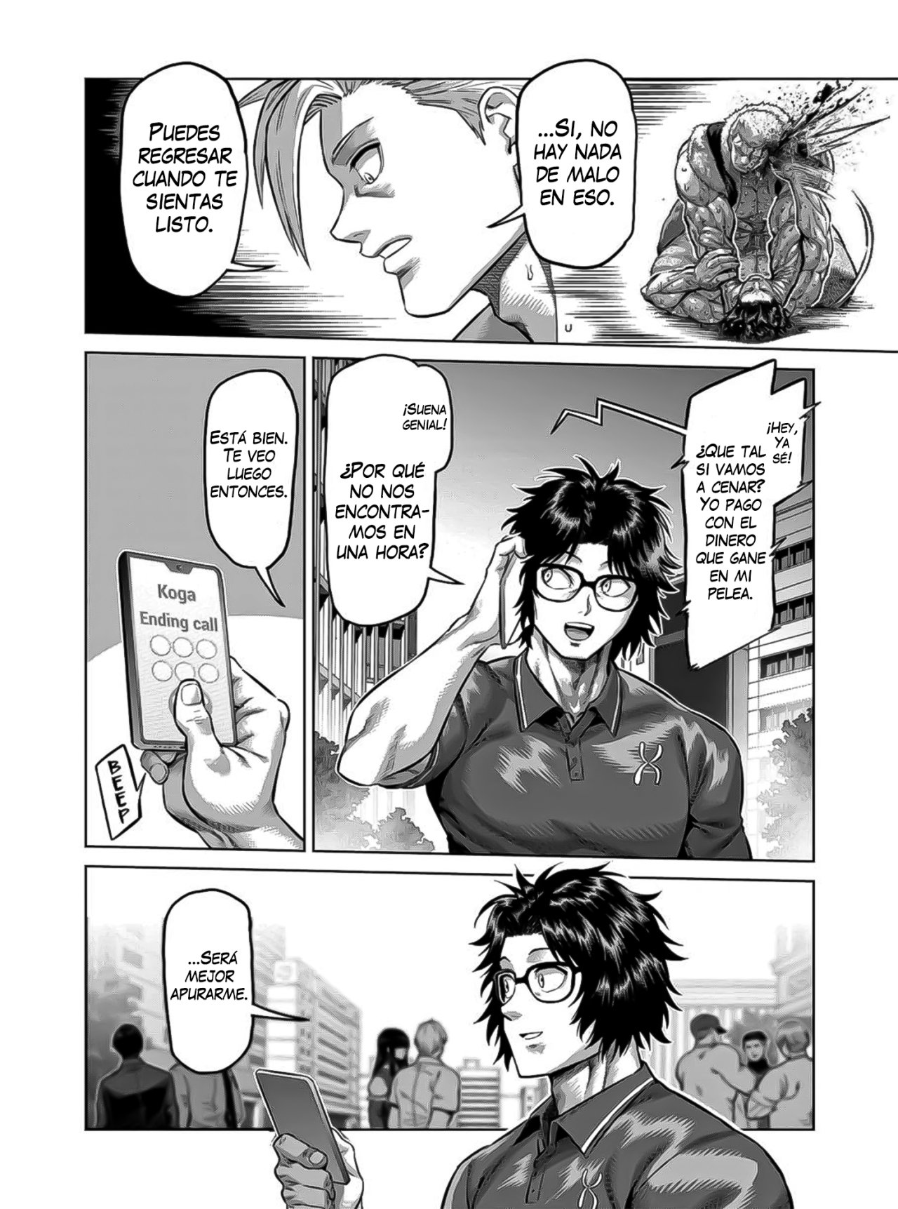 Kengan Omega Capitulo 149.5: Supernovas (2) página 12
