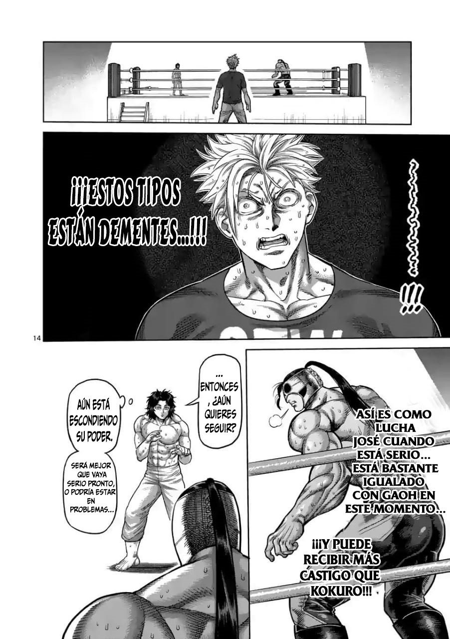 Kengan Omega Capitulo 15: Ryuki vs José página 15