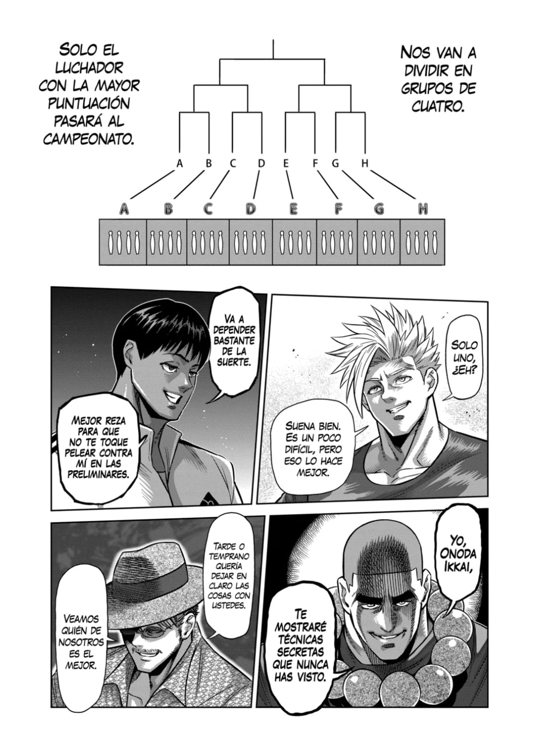 Kengan Omega Capitulo 161: Los participantes página 6