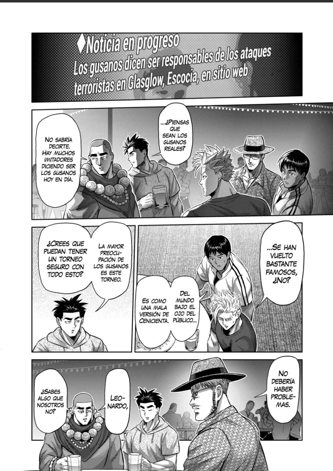 Kengan Omega Capitulo 161: Los participantes página 8