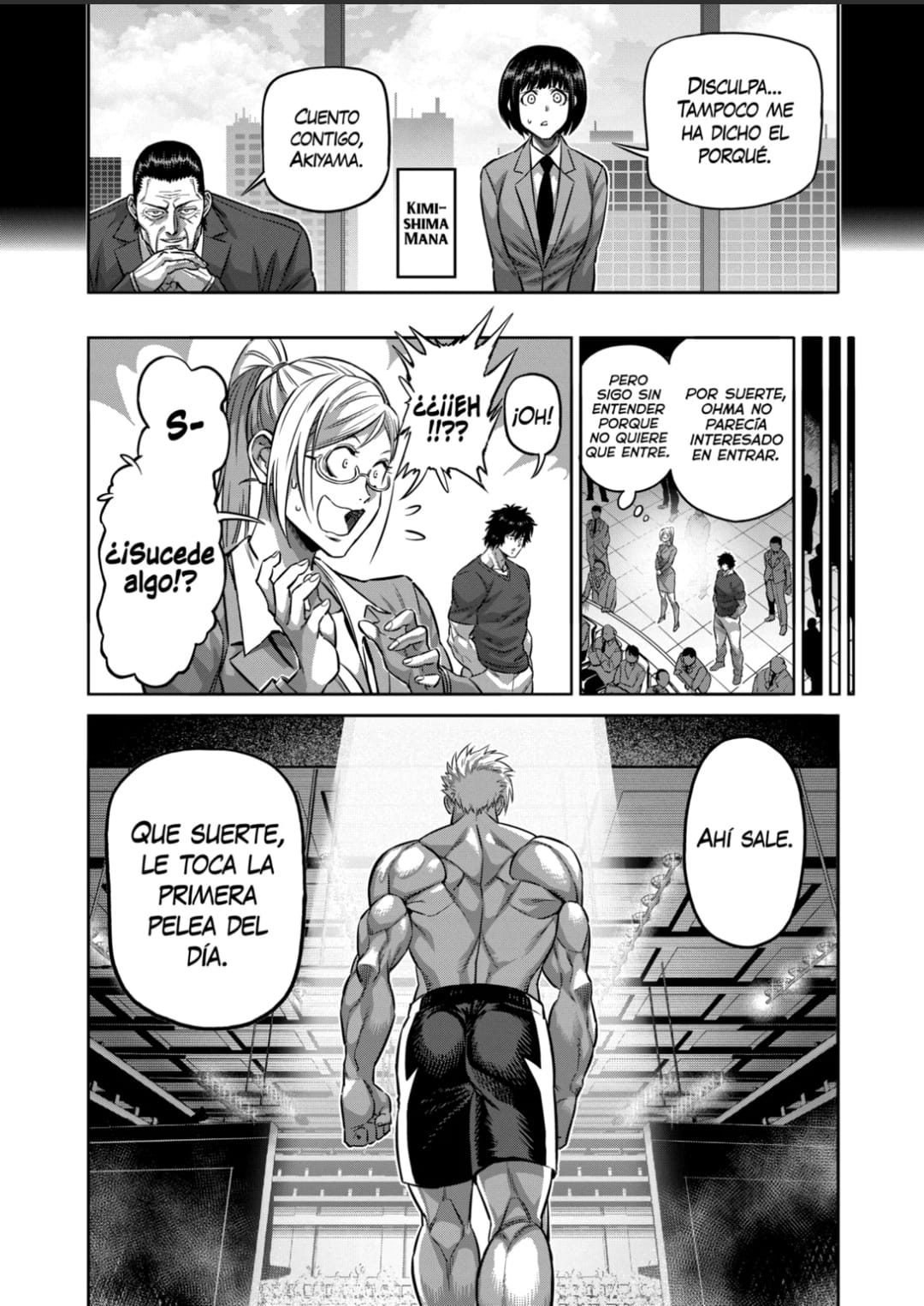 Kengan Omega Capitulo 162: Grupo E página 8